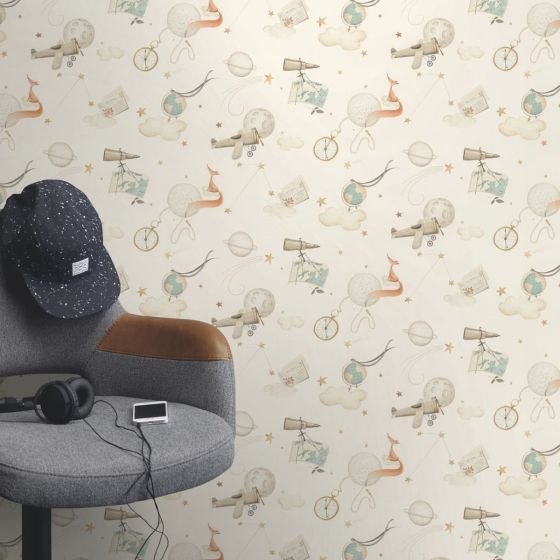 Telescope beige tapeta