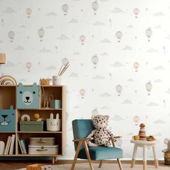 Floating balloons tapeta