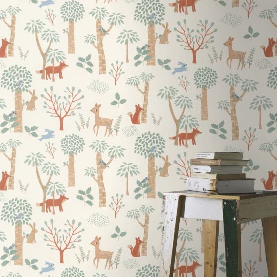 Forest deer tapeta