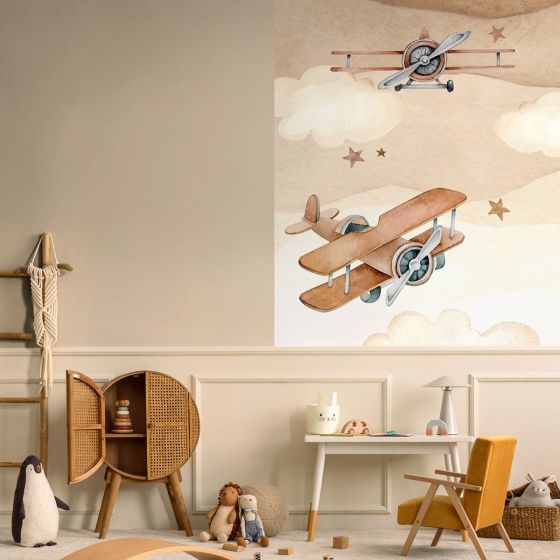 Biplane Dizajnová tapeta