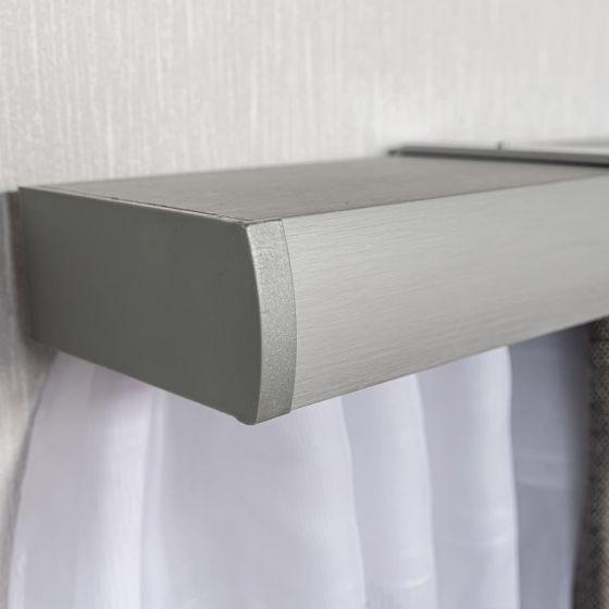 Deco garnižová súprava s predným panelom 180 cm strieborná