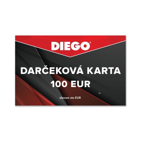 Darčeková karta DIEGO 100 EUR