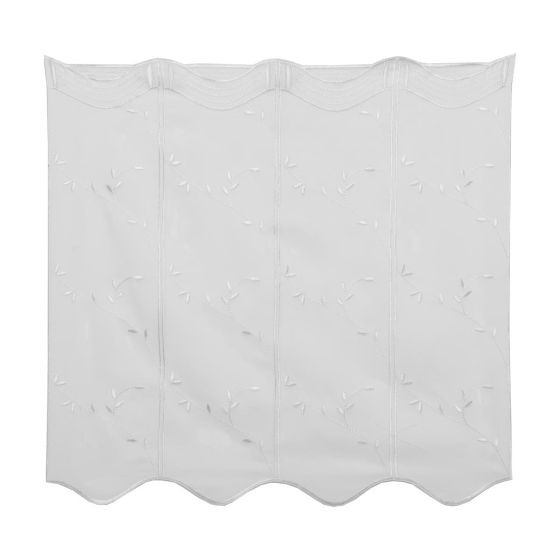 Vitrážková Aliz záclona 45 cm biela