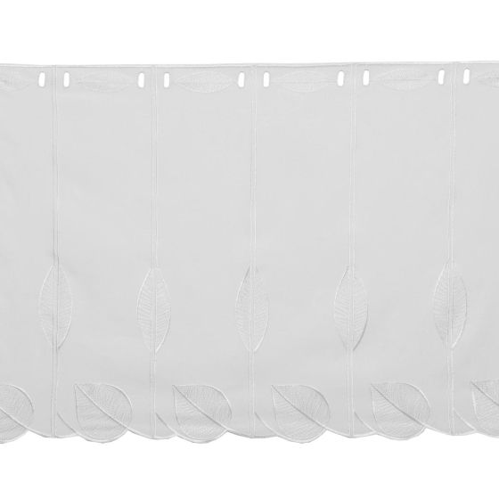 Vitrážková Lisa záclona 45 cm biela