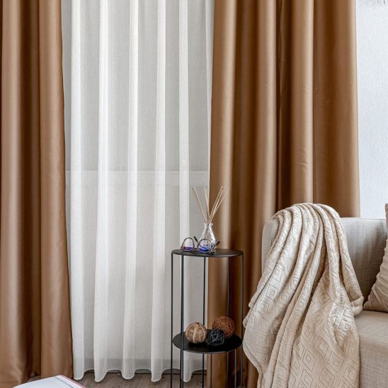 Cannes záclona 300 cm biela