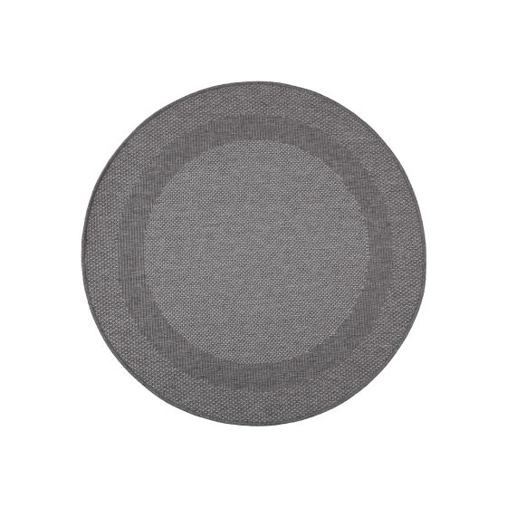 IN and OUT grey koberec 120 cm kruh