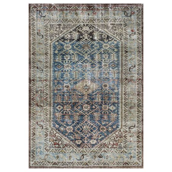 Covor Kayvon + sacoşa pentru covor t0745-blue 225x325 cm