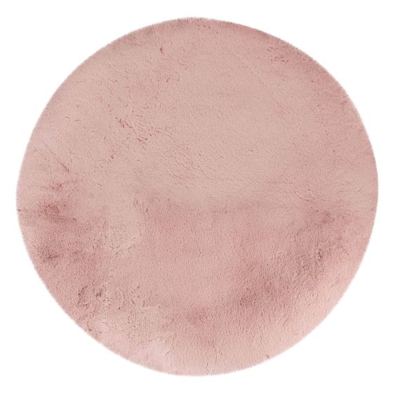 Heaven powder pink koberec 200 cm kruh