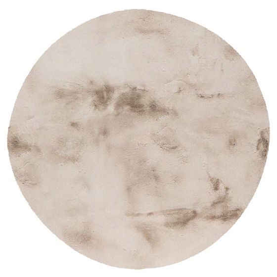 Heaven light taupe koberec 120 cm kruh