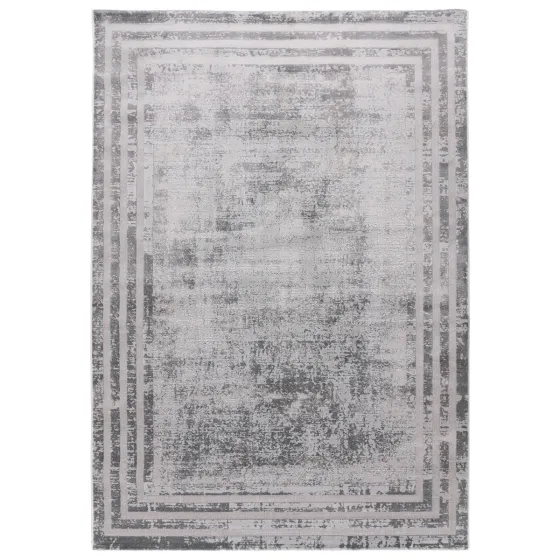 Paris squares silver koberec 80x150 cm