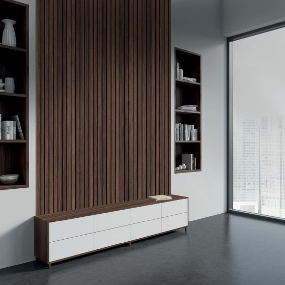 Akustický nástenný panel Tobacco Franklin Walnut