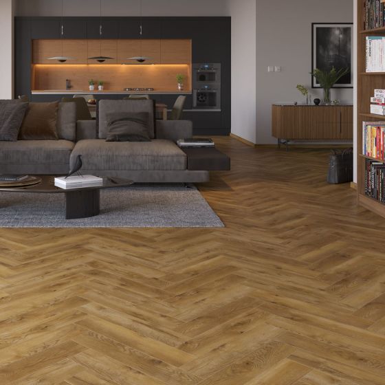Wiparquet Herringbone Sorra Oak 8 mm laminátová podlaha