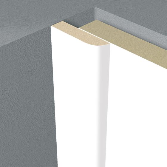 Ukončovacia lišta k nástennému a stropnému panelu 25 x 6mm White uni