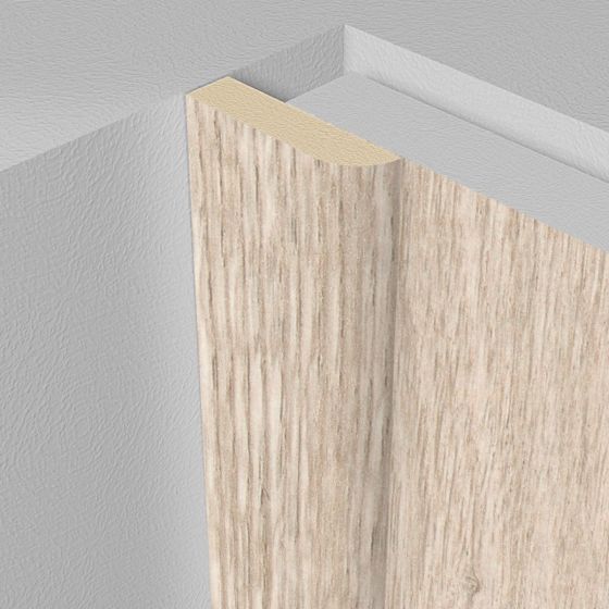Ukončovacia lišta k nástennému a stropnému panelu 25 x 6mm Light grey oak