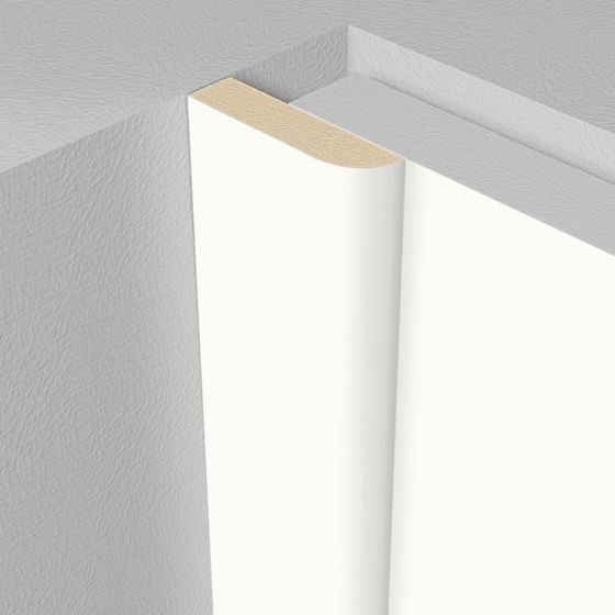 Ukončovacia lišta k nástennému a stropnému panelu 25 x 6mm Edelweiss pore