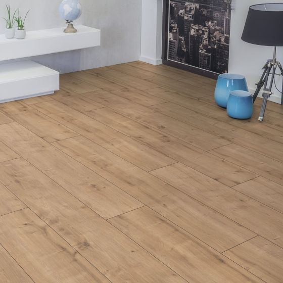 Vzorka laminátovej podlahy Masterfloor Wide V+ Chalet Oak 30 cm