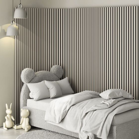 Akustický panel na stenu MDF 12mm cashmere-black