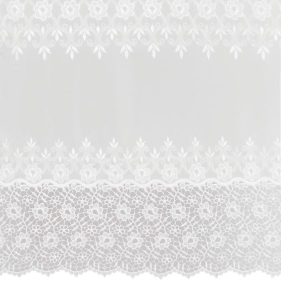 Polly voile Záclona biela 280 cm