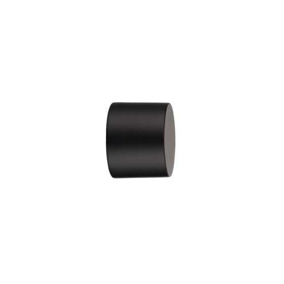 Miami kovová koncovka 16mm knob pár čierna