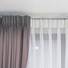 Doublo hliníkový univerzálny garnižový panel 1-2 radový 160 cm biela