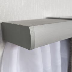 Deco garnižová súprava s predným panelom 180 cm strieborná