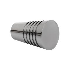 Siva kovová koncovka 19mm valec pár titan