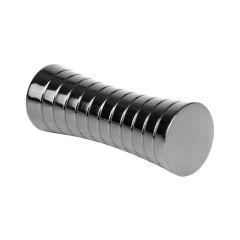 Siva kovová koncovka 19mm zakrivený pár titan