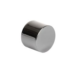Siva kovová koncovka 19mm knob pár titan