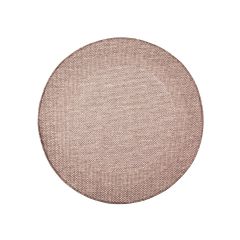 IN and OUT beige koberec 200 cm kruh
