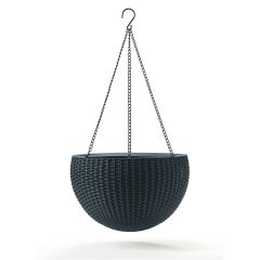Hanging Sphere Planter plastový kvetiná 35x35x22 cm