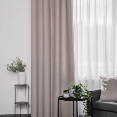 Cotonello hotový záves s krúžkami záves 140X270 cm bežová