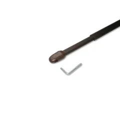 Vitrage tyčka 2ks 40 cm hneda