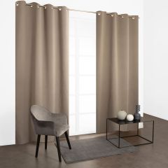 Orion hotový dimout záves s krúžkami záves 135x240cm taupe