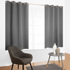 Orion hotový dimout záves s krúžkami záves 135x180cm tmavosivá