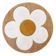 Bond Kids cream beige koberec 120 cm kruh