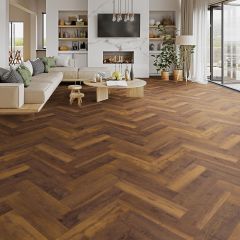 Eurohome Herringbone Laguna Oak 8 mm laminátová podlaha