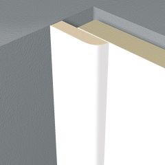 Ukončovacia lišta k nástennému a stropnému panelu 25 x 6mm White uni