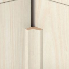 Vnútorná rohová lišta k nástennému a stropnému panelu Pear white
