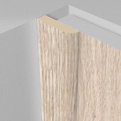Ukončovacia lišta k nástennému a stropnému panelu 25 x 6mm Light grey oak