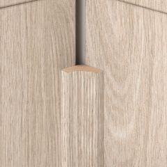Vnútorná rohová lišta k nástennému a stropnému panelu Light grey oak