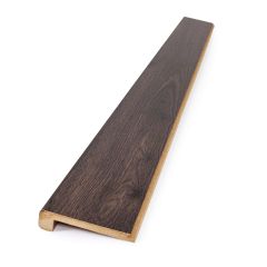 Schodový profil k podlahe s hrúbkou 10 mm 28x116mm 1,2 m Espresso Carpenter Oak
