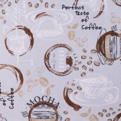 Cortado záves 150 cm sivá-hnedá