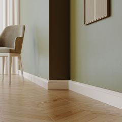 Lišta Moderna 10 cm x 2,4 m biela