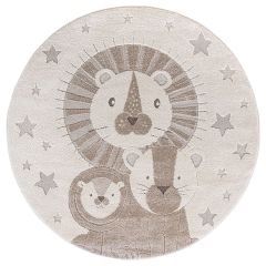 Elio Kids lion koberec 120 cm kruh