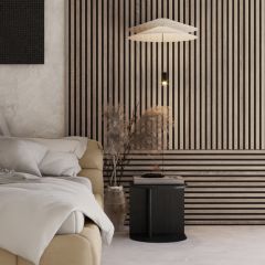 Akustický panel na stenu MDF 12mm sanoma oak-black