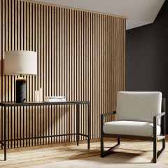 Akustický panel na stenu MDF 12mm saragossa oak-black