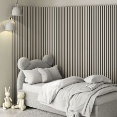Akustický panel na stenu MDF 12mm cashmere-black