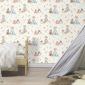 Little tents blue tapeta