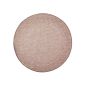 IN and OUT beige koberec 160 cm kruh