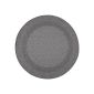 IN and OUT grey koberec 120 cm kruh